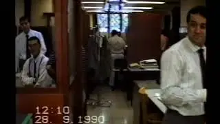 28 SETTEMBRE 1990 - ULTIMO GIORNO DI LAVORO VECCHIA SEDE BANCA DI BISCEGLIE A PIAZZA SAN FRANCESCO!!