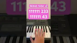 How To Play Skibidi Toilet | Easy Piano Tutorial 