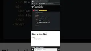 How to Create Discription list in HTML || basic tutorial || Types of list in html in hindi