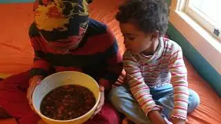Nettles soup for children's eczema