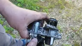 And again, the EGR. The valve stem is stuck. Error P0488.