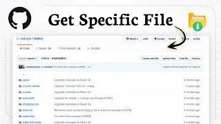 how to download a specific file in GitHub (Get File Steps)