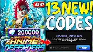 ⚠️Code💥megaupdatex!⚠️ ANIME DEFENDERS ROBLOX CODES AUGUST 2024 - ANIME DEFENDERS CODES 2024