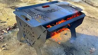 The Ultimate Portable Fire Pit (It's Also a Wood Fire Grill)