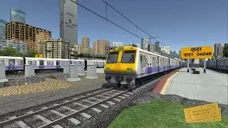 Indian Local Train Simulator Gameplay | Custom drive Chhatrapati shivaji terminus to Dadar