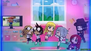 Raiden & The Cast Reacts to Mario Reacts to Nintendo Memes 2 (Gacha Club)