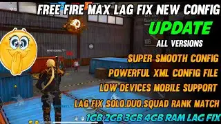 FREE FIRE MAX LAG FIX XML FILE | FIX LAG FF MAX | HTML CODEING FILE | FREE FIRE MAX AUTO BACK FIX