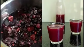 Малиновый кисель | Raspberry jelly