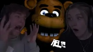 I PLAYED FIVE NIGHTS AT FREDDY'S FOR THE FIRST TIME WITH MY GIRLFRIEND...