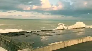 Шторм в Адлере. 30.07.2017