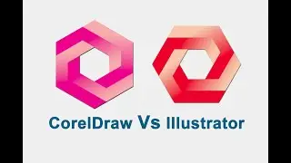 same symbol design in coreldraw vs adob illustrator. which is easy..
