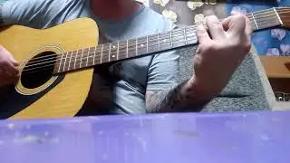 Наутилус. дыхание. на гитаре.