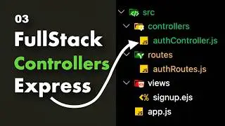 Node + Express FullStack App Controllers in Details 