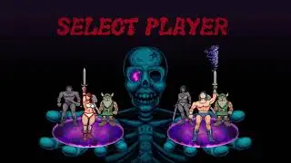 Golden Axe (Mega Drive / Genesis) character select screen remake