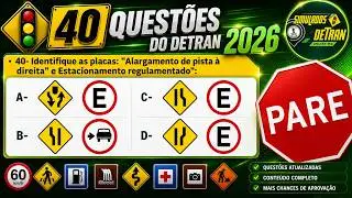 PASSE na Prova teórica do Detran 2024 ,prova do detran 2024, 