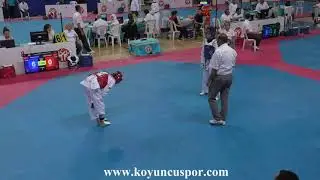 41kg Quarter Final - M. Elif İyin vs S. Gündüz (2019 Turkish Cadet Taekwondo Championships)