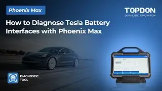How to Diagnose Tesla Battery Interfaces with TOPDON Phoenix Max | EV Package