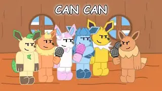 FNF Can Can (ES Cover) | Pokemon Animation