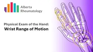 Rheumatology HAND exam Part 4: Wrist Range of Motion
