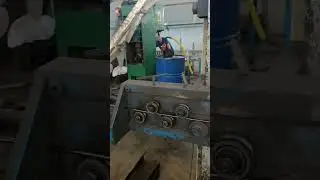 The process of making garage gate tension and retraction springs #machine #springs #process #machine