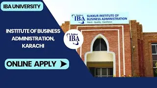 IBA University Online Apply || how to apply online in university of IBA