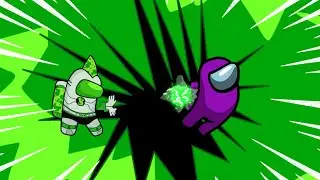 Among Us but it's Ben 10 : Atomix VS Impostor | Atomix Super charge like Goku | Among Us Animation