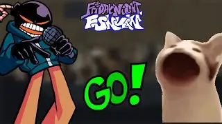 Friday Night Funkin Whitty and Pop cat - FNF  animation meme