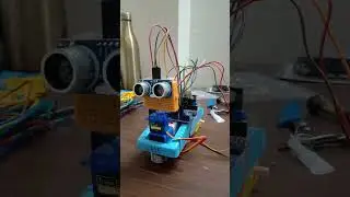 Our First Electronics project 😎 || obstacle Avoiding Robo || LD College of Engineering 