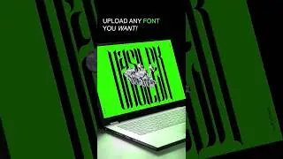 Weirdfonts x Editor X 
