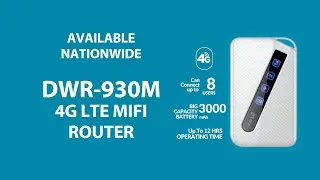 D-Link DWR 930M 4G LTE Mobile MIFI Router - Pocket Wifi