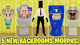 How to get ALL 5 NEW BACKROOMS MORPHS in Backrooms Morphs (ROBLOX)