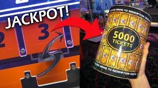 THE BIGGEST ARCADE JACKPOT I HAVE EVER WON!