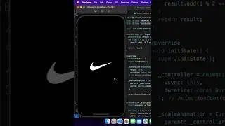 Nike Animation Splash Screen in Flutter