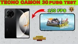 TECNO CAMON 30 PUBG TEST | PUBG FPS TEST | TECNO CAMON 30 BGMI TEST