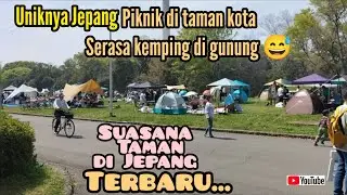Piknik ala Jepang serasa kemping di hutan 