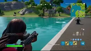 Bullet effects on water in Fortnite ( 4K )