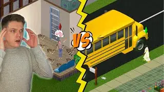 I made my Sims 1 child skip school everyday and it BROKE me