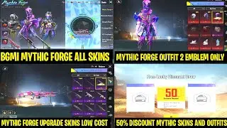 Good News😍4.3 Mythic Forge Full Reveal | Bgmi Next Mythic Forge Skins Outfits |Mythic Forge Low Cost