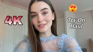 4K Transparent Sheer Dress Try-On Haul & See Through Outfits Review | Summer Bikini (2025)