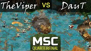 TheViper vs DauT - A MUST WATCH for AoE2 fans | MSC Quarterfinals Bo7 | Casted by NOVA