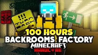 I Survived 100 HOURS in Liminal Industries in Hardcore Minecraft
