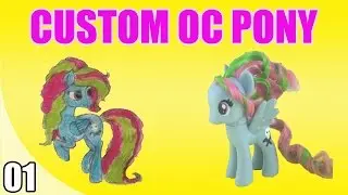 Diana Inkie Lie Pony || FAN CUSTOM FRIDAY #1 || Custom OC My Little Pony Rerooting Tutorial