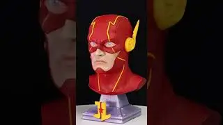3D Printing Time Lapse & Painting of Flash! #3dprinting #3dprint #flash #dccomics #diy #makers