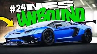 NFS UNBOUND PL #24 LAMBORGHINI AVENTADOR LIBERTY WALK ZA 100% RADARÓW 😍 POLSKI GAMEPLAY 👍 YOJI720