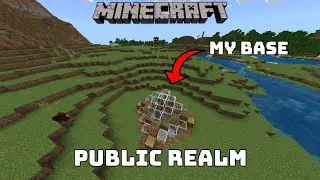 I Built An Underground Bunker On My Public Minecraft Realm!