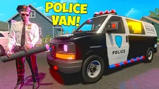 OVERPOWERED POLICE VAN - FL POLICE FLASHING LIGHTS GAME