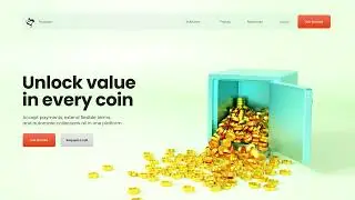 3D Animated Landing Page - Vault of Opportunity
