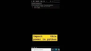 Import this power in python __ poem in python __ run import this in python for informative poem
