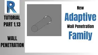 How to Create an Adaptive Piping Wall Penetration Family in Autodesk Revit | Step-by-Step Tutorial