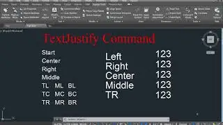 Tjust Command In AutoCAD In Hindi